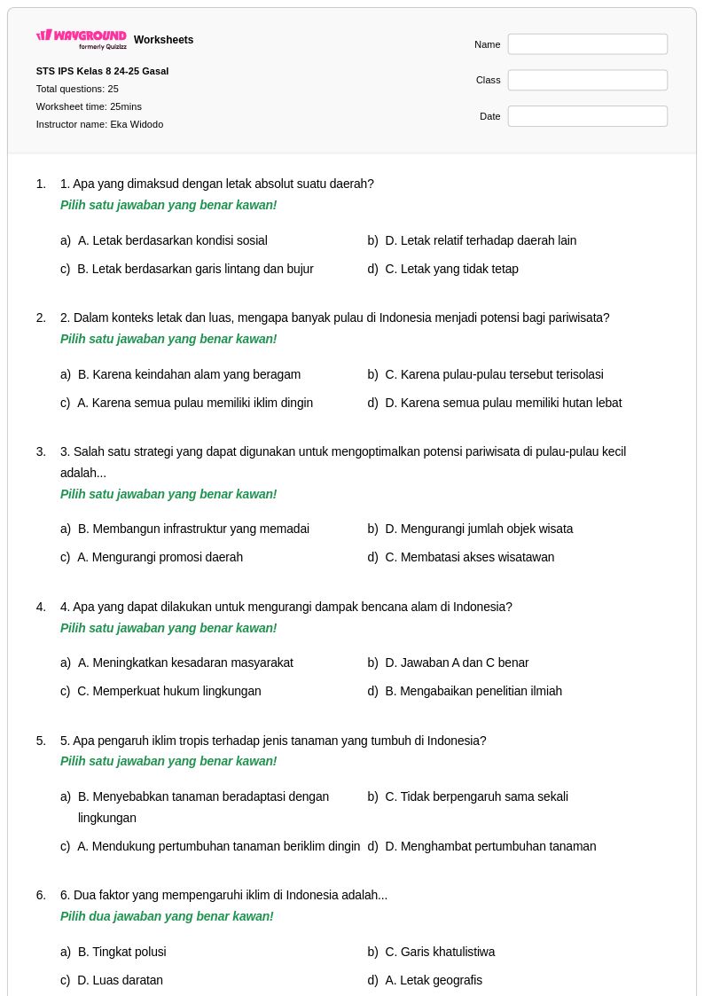 5 Contoh Soal IPS Kelas 11 Semester 2 Beserta Jawabannya yang Wajib Kamu Kuasai di 2026 5 Contoh Soal IPS Kelas 11 Semester 2 Beserta Jawabannya yang Wajib Kamu Kuasai di 2026