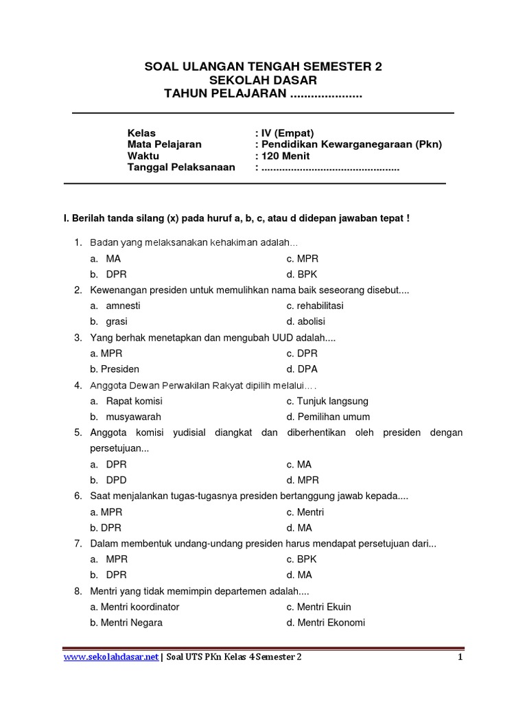 5 Fakta Soal PKN Kelas 4 Semester 2 dan Kunci Jawaban 2022 yang Wajib Guru Tahu 5 Fakta Soal PKN Kelas 4 Semester 2 dan Kunci Jawaban 2022 yang Wajib Guru Tahu