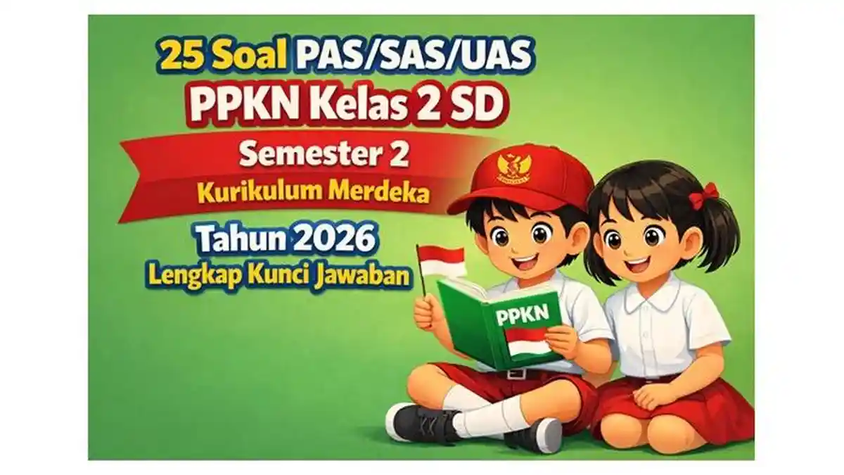 25 Soal PAS SAS UAS PPKN Kelas 2 SD Semester 2 Kurikulum Merdeka Tahun 25 Soal PAS SAS UAS PPKN Kelas 2 SD Semester 2 Kurikulum Merdeka Tahun