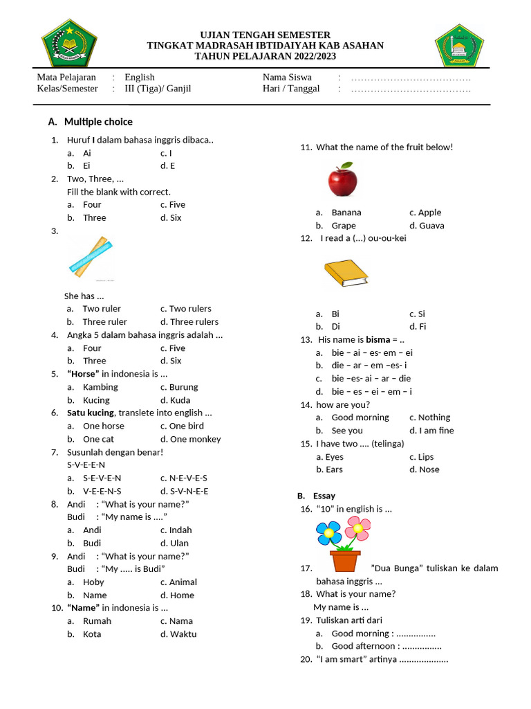 5 Fakta Wajib Tahu Soal PAS Tema 1 Kelas 3 Semester 1 PDF yang Jarang Diketahui 5 Fakta Wajib Tahu Soal PAS Tema 1 Kelas 3 Semester 1 PDF yang Jarang Diketahui