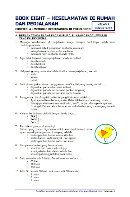 Soal Kelas 2 Tema 8 Subtema 2 - Soal Ulangan Harian Tematik Kelas 2 Soal Kelas 2 Tema 8 Subtema 2 - Soal Ulangan Harian Tematik Kelas 2