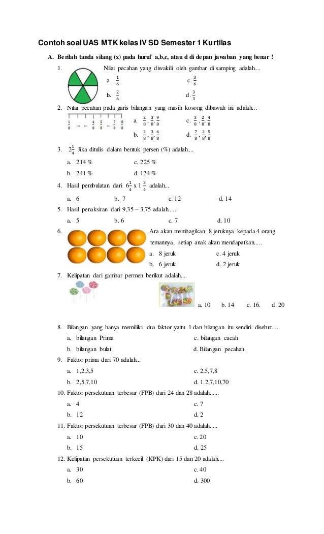 Terbukti 30 Soal Kelas 4 SD Semester 1 yang Bikin Anak Paham Numerasi Sebelum Ujian!