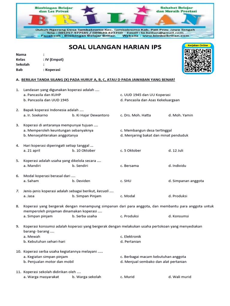 Ternyata Ini 7 Contoh Soal IPS Kelas 4 Semester 2 dan Kunci Jawaban yang Sering Muncul di Ujian Ternyata Ini 7 Contoh Soal IPS Kelas 4 Semester 2 dan Kunci Jawaban yang Sering Muncul di Ujian