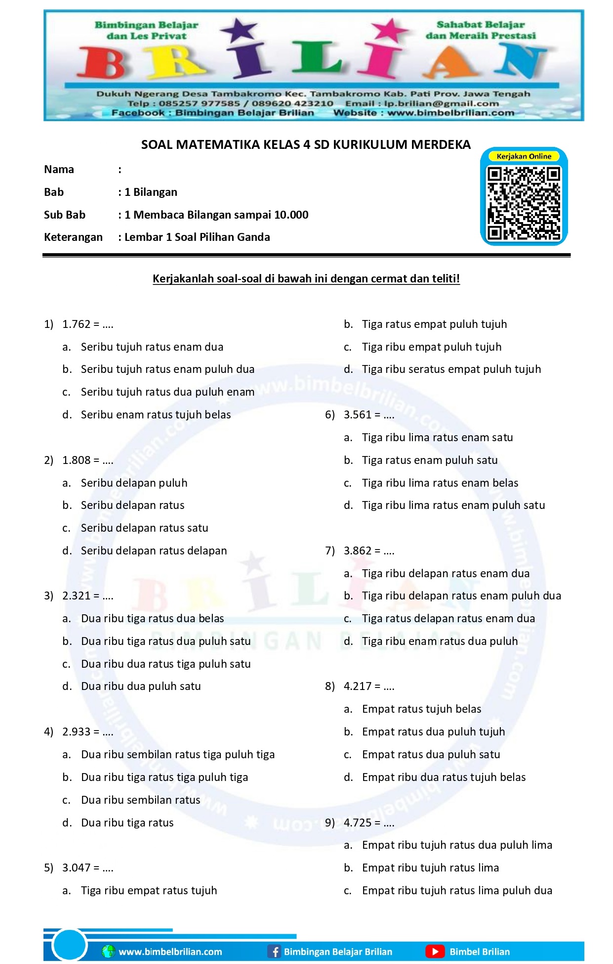 7 Contoh Soal Matematika Kelas 4 SD Semester 1 Terbukti Bikin Anak Sukses 2026 7 Contoh Soal Matematika Kelas 4 SD Semester 1 Terbukti Bikin Anak Sukses 2026
