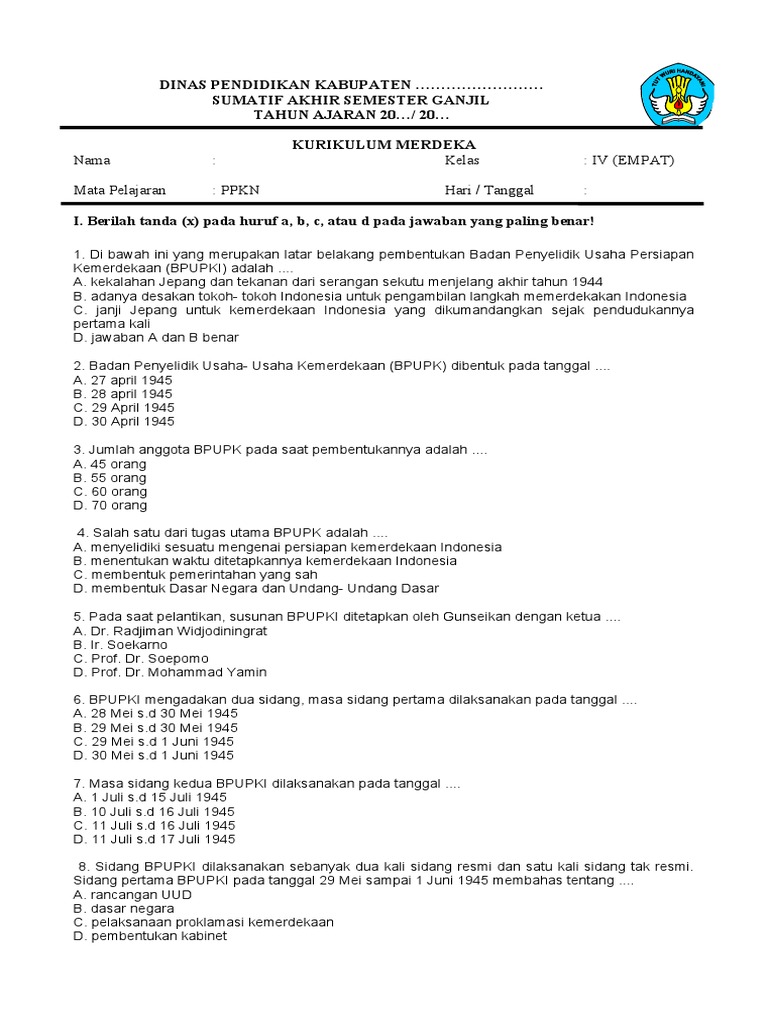 Terungkap! soal uas pkn kelas 4 semester 1 kurikulum 2013 Kini Tersedia di Riset Medsos Terungkap! soal uas pkn kelas 4 semester 1 kurikulum 2013 Kini Tersedia di Riset Medsos