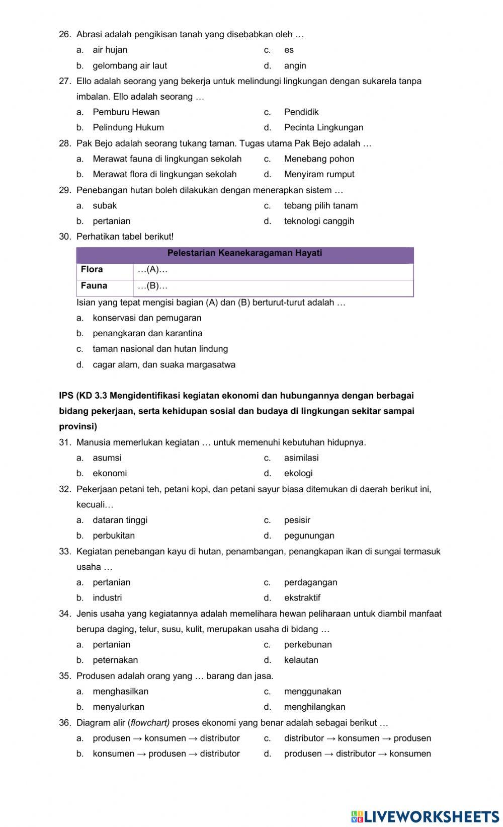 Rahasia Jawab Soal Tematik Kelas 4 Tema 4 Subtema 1 Pembelajaran 2 Agar Nilai Maksimal Rahasia Jawab Soal Tematik Kelas 4 Tema 4 Subtema 1 Pembelajaran 2 Agar Nilai Maksimal