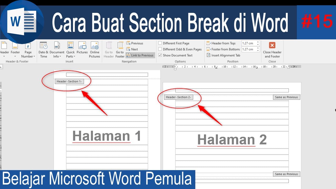 Ternyata Begini Cara Membuat Section Break di Word Agar Dokumen Tidak Berantakan Ternyata Begini Cara Membuat Section Break di Word Agar Dokumen Tidak Berantakan